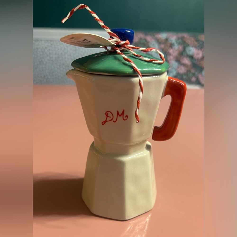 Anthropologie Candle Damson Madder Gourmand Caramel Cafe Figural Ceramic Candle - Picture 3 of 8